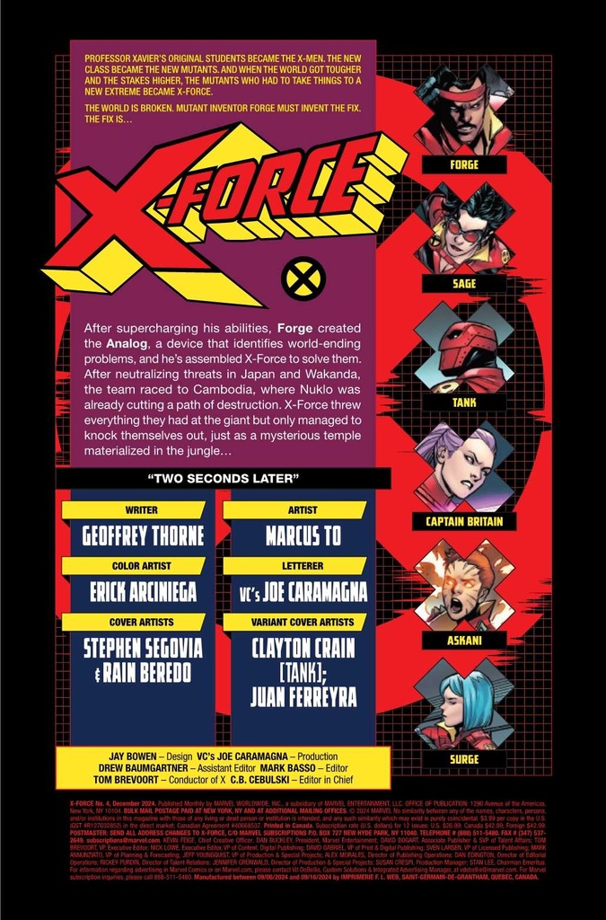 X-FORCE #4 JUAN FERREYRA VAR