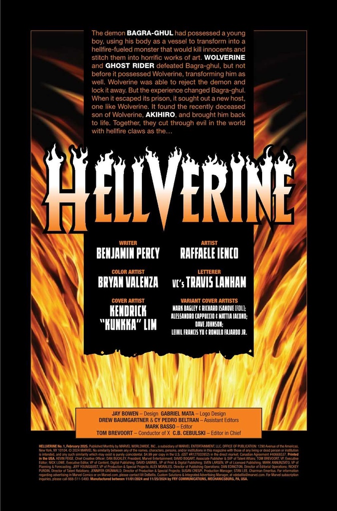 HELLVERINE #1 DAVE JOHNSON VAR