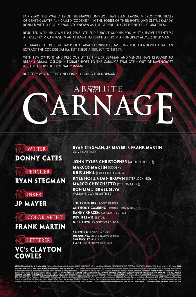 Absolute Carnage #2 of 5