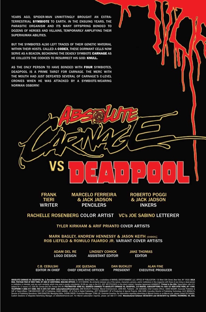 Absolute Carnage vs. Deadpool #3 of 3