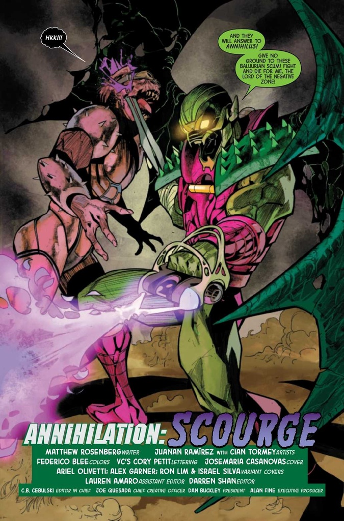 Annihilation Scourge: Alpha #1 (1:50 Garner Variant)