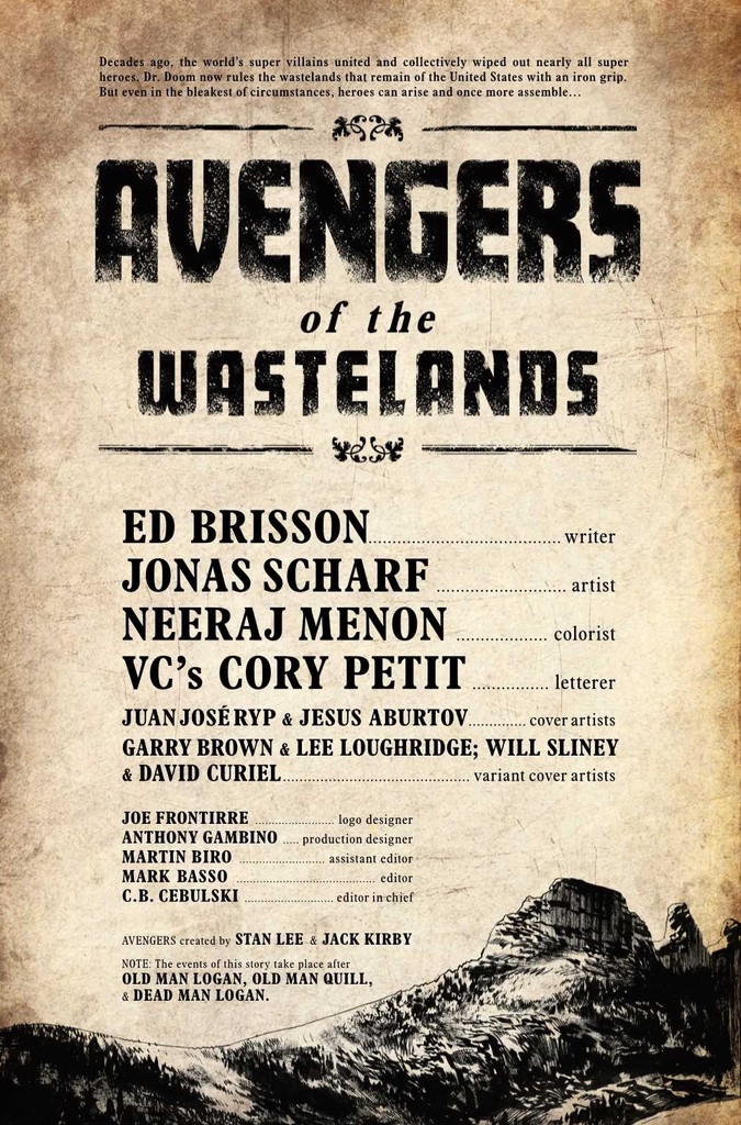 Avengers Of The Wastelands #1 of 5 (Garry Brown Variant)