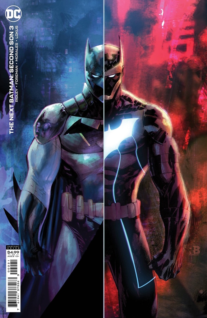 The Next Batman: Second Son #3 (Ryan Benjamin Card Stock Variant)