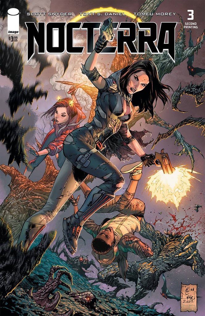 Nocterra #3 (2nd Printing Tony S Daniel Variant)