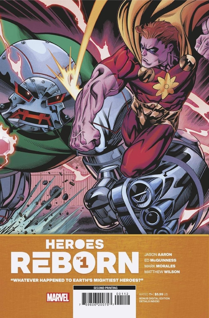 Heroes Reborn #1 of 7 (2nd Printing Ed McGuinness Variant)