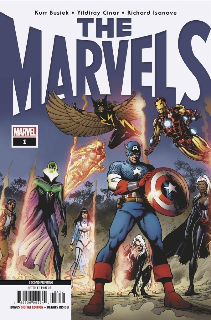 The Marvels #1 (2nd Printing Yildiray Cinar Variant)