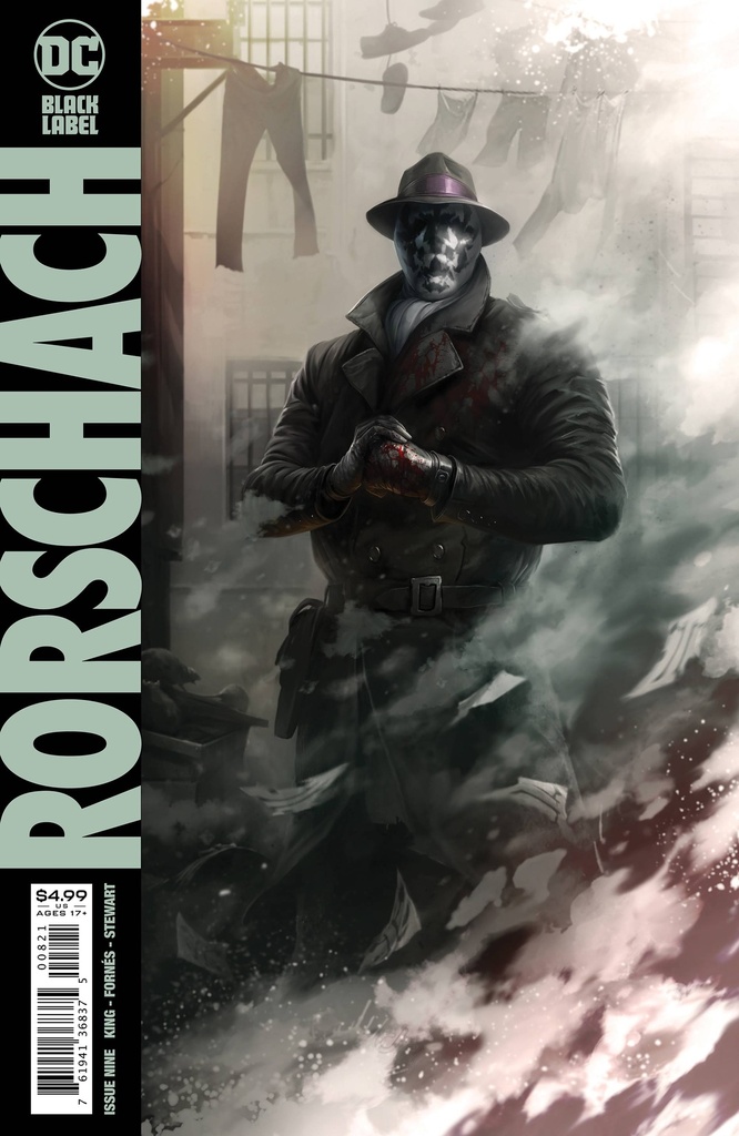 Rorschach #9 (Francesco Mattina Card Stock Variant)