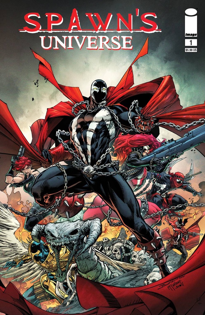 Spawn's Universe #1 (Cover E Variant Brett Booth & Todd McFarlane Cover)