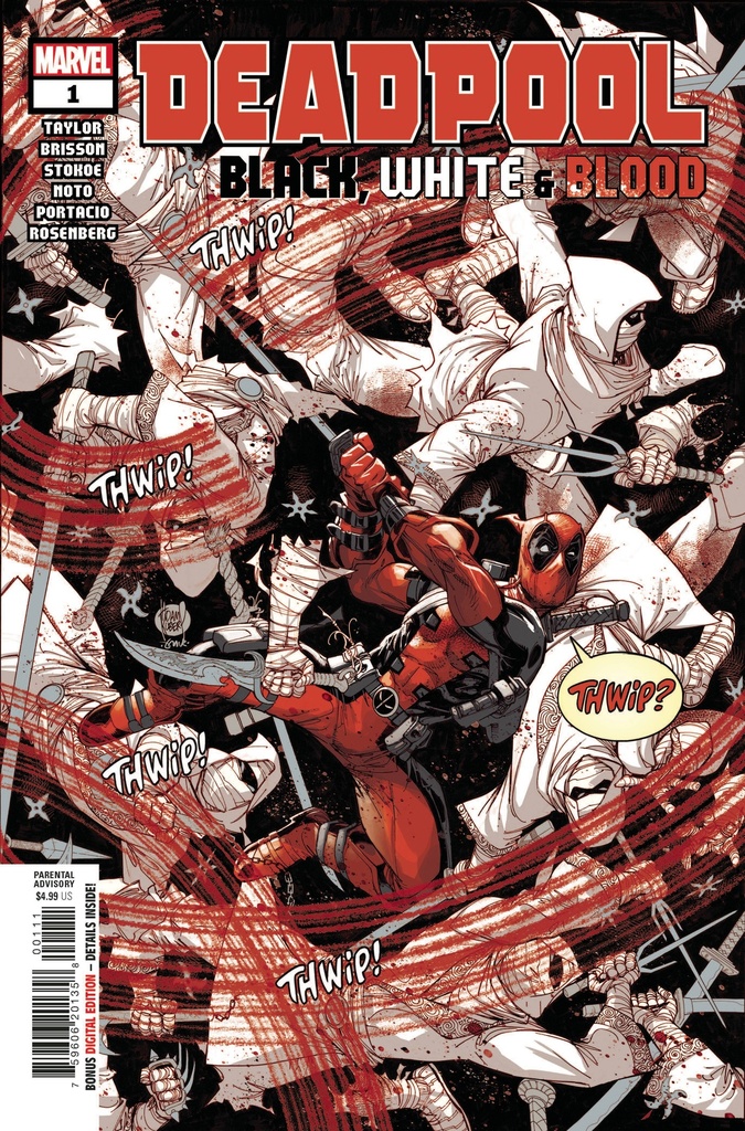 Deadpool: Black White & Blood #1