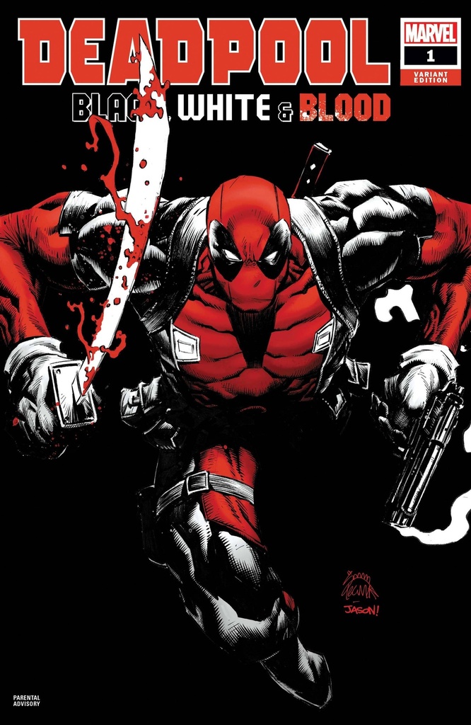 Deadpool: Black White & Blood #1 (1:25 Ryan Stegman Variant)