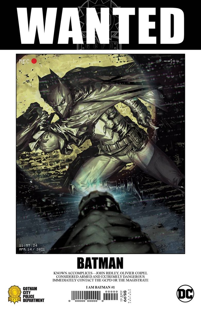 I Am Batman #1 (1:25 Kael Ngu Card Stock Variant)