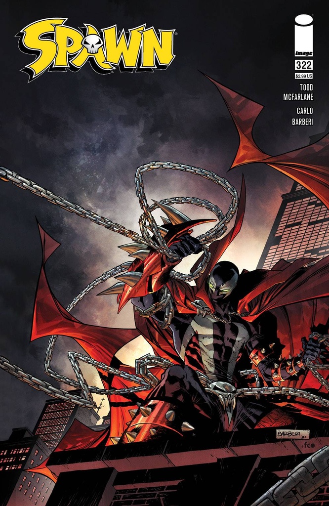 Spawn #322 (Cover C Carlo Barberi)