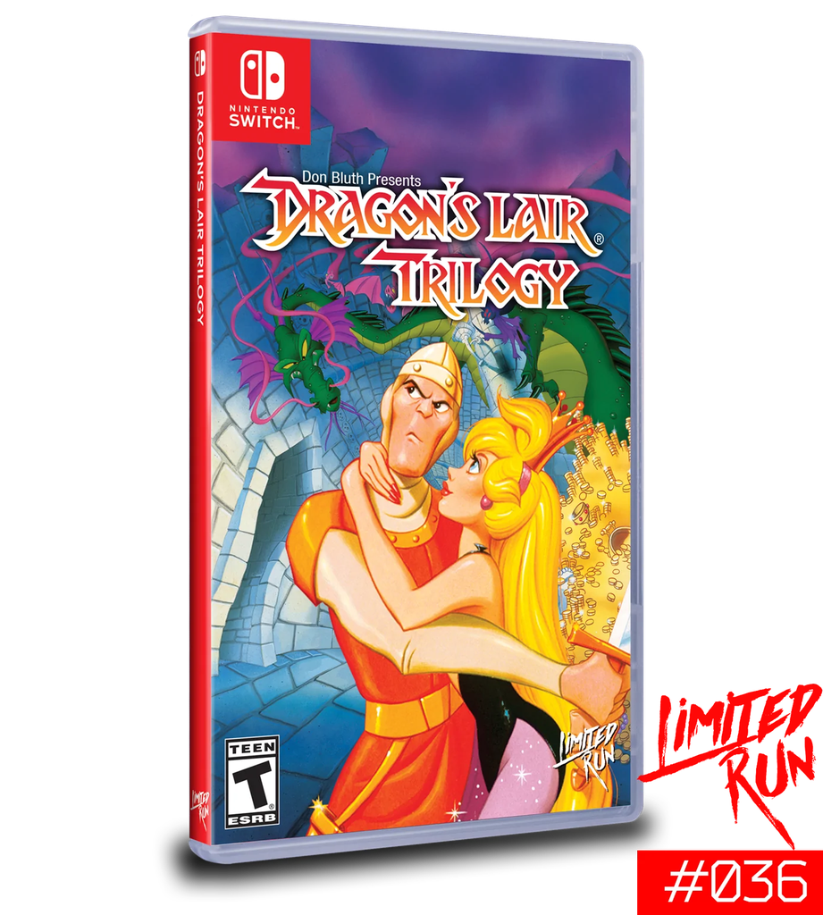 Limited Run #36: Dragon's Lair Trilogy - Nintendo Switch (Sealed w/ Cards)