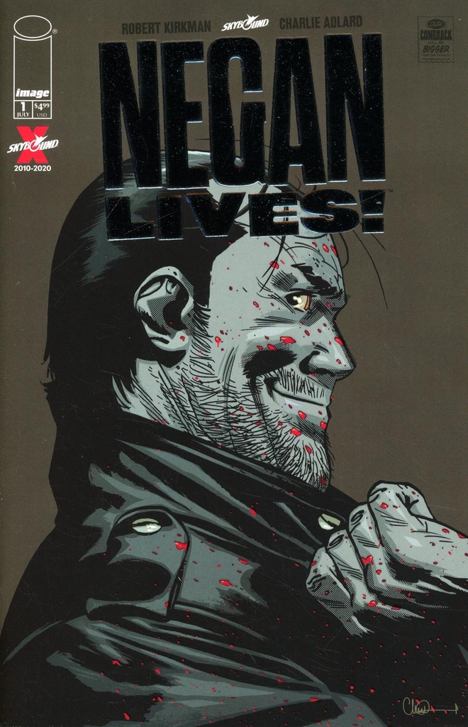 Negan Lives #1 (Silver Foil Variant)