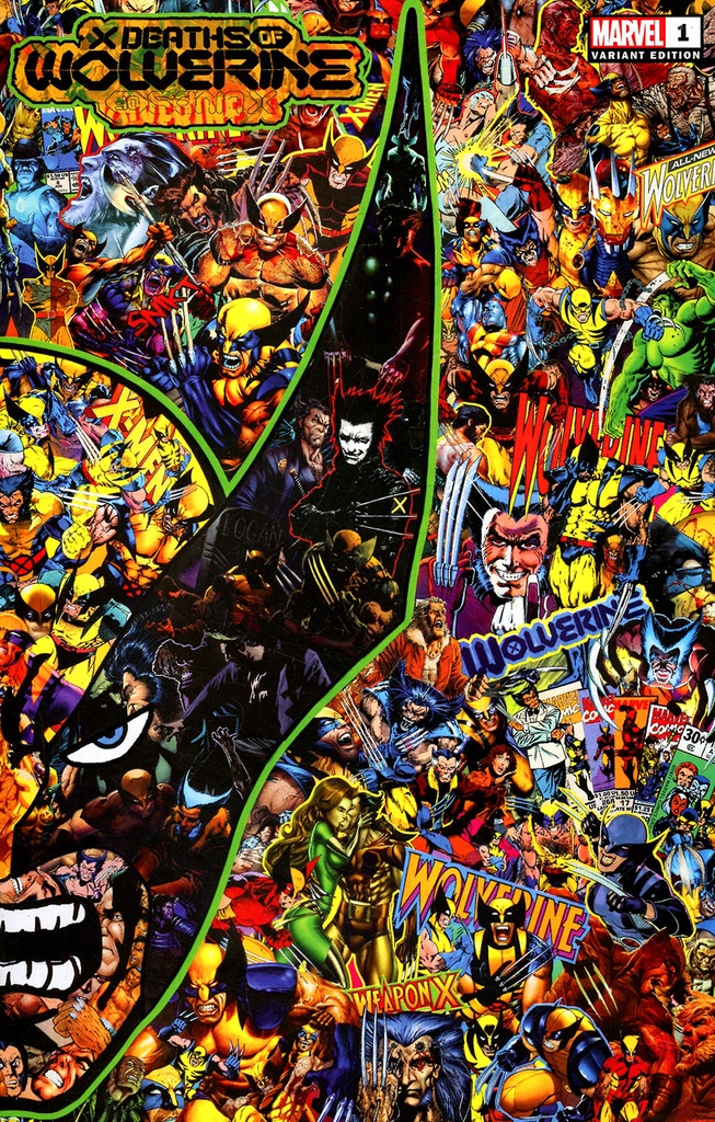 X Deaths of Wolverine #1 (Mr Garcin Collage Variant)