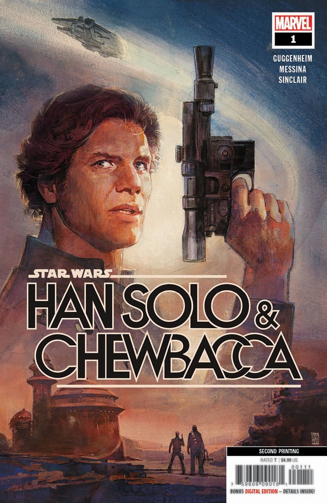 Star Wars: Han Solo & Chewbacca #1 (2nd Printing Alex Maleev Variant)