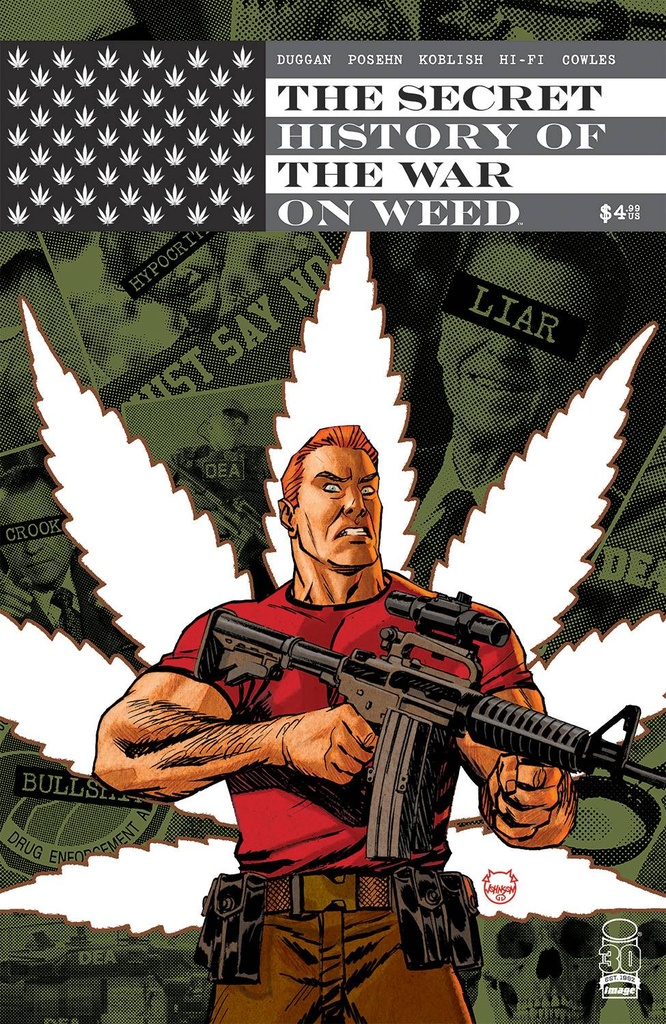 The Secret History Of The War On Weed #1 (1:10 Dave Johnson Variant)