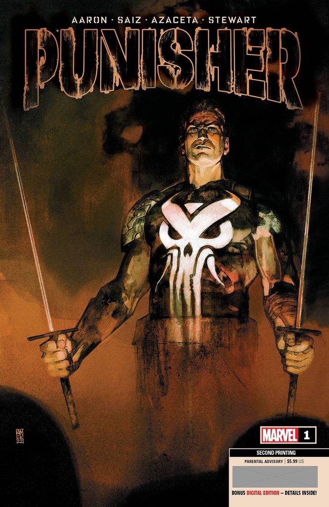 Punisher #1 (2nd Printing Alex Maleev Variant)