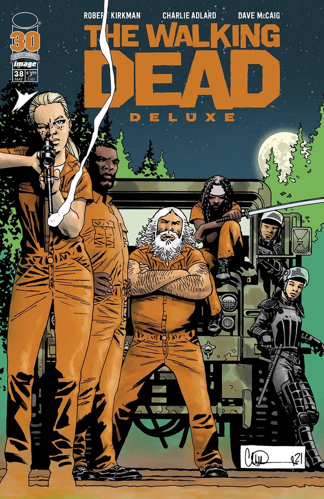 The Walking Dead: Deluxe #38 (Cover D Charlie Adlard)