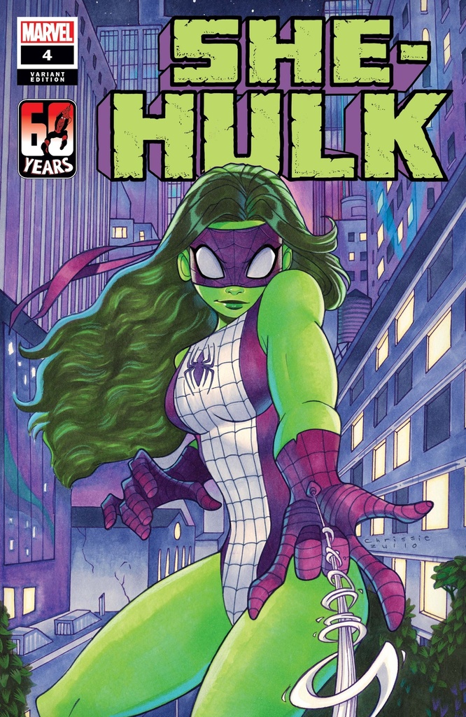 She-Hulk #4 (Chrissie Zullo Spider-Man Variant)