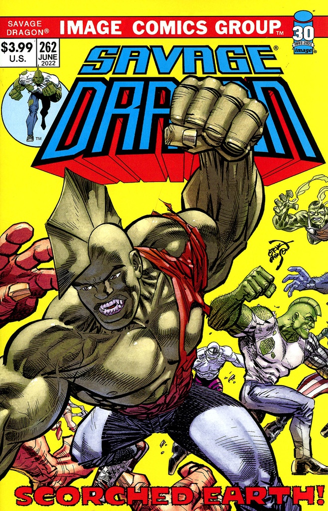 Savage Dragon #262 (Cover B Erik Larsen Retro 70s Trade Dress Variant)