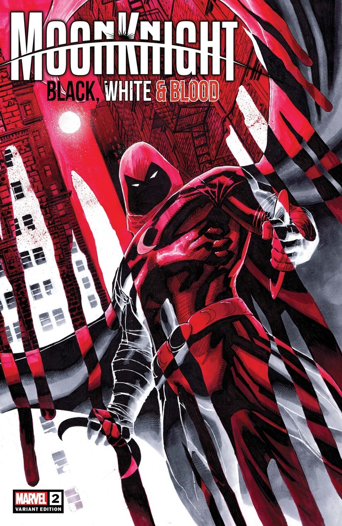 Moon Knight: Black White & Blood #2 of 4 (Dustin Weaver Variant)