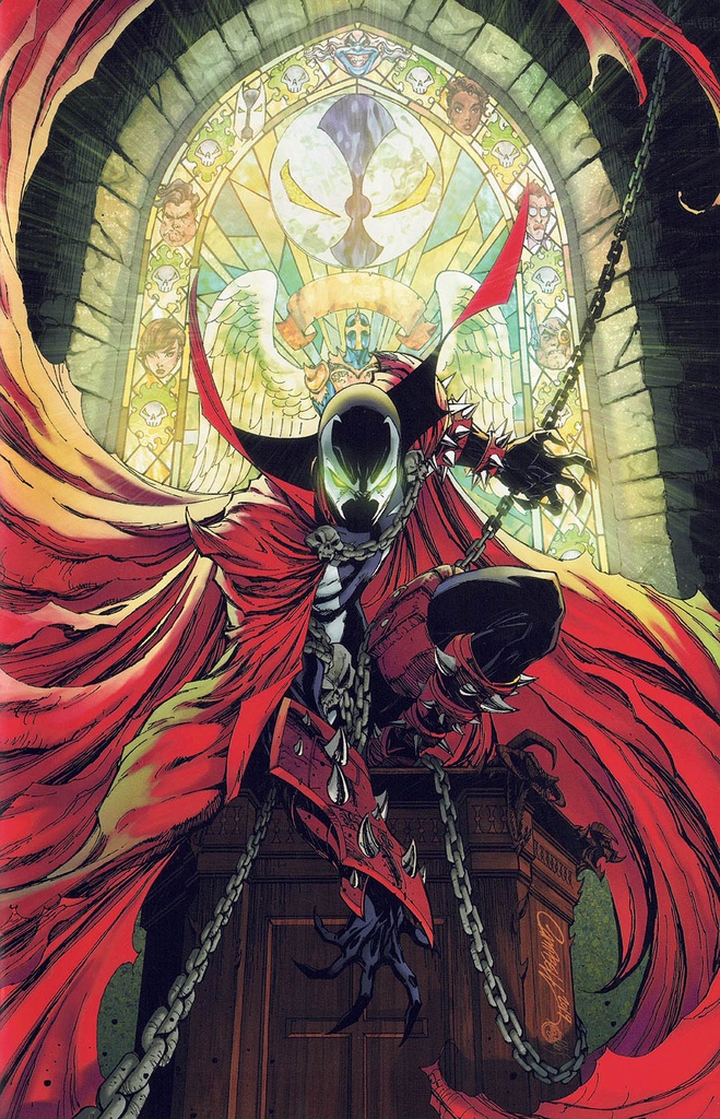 Spawn #300 (Retailer Exclusive J Scott Campbell Virgin Variant)