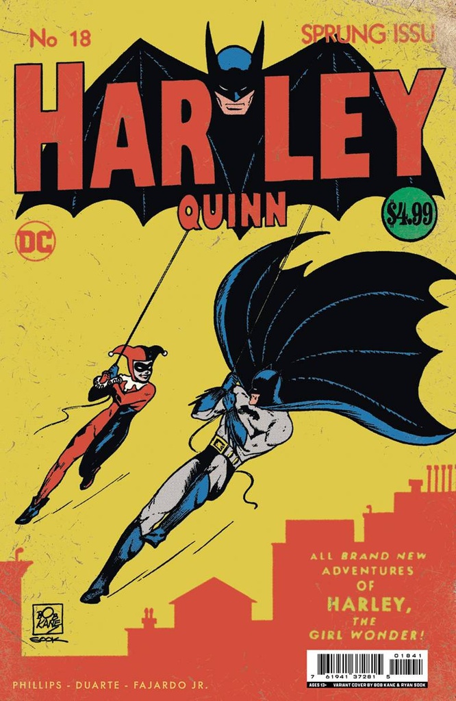 Harley Quinn #18 (Cover C Ryan Sook Homage Card Stock Variant)