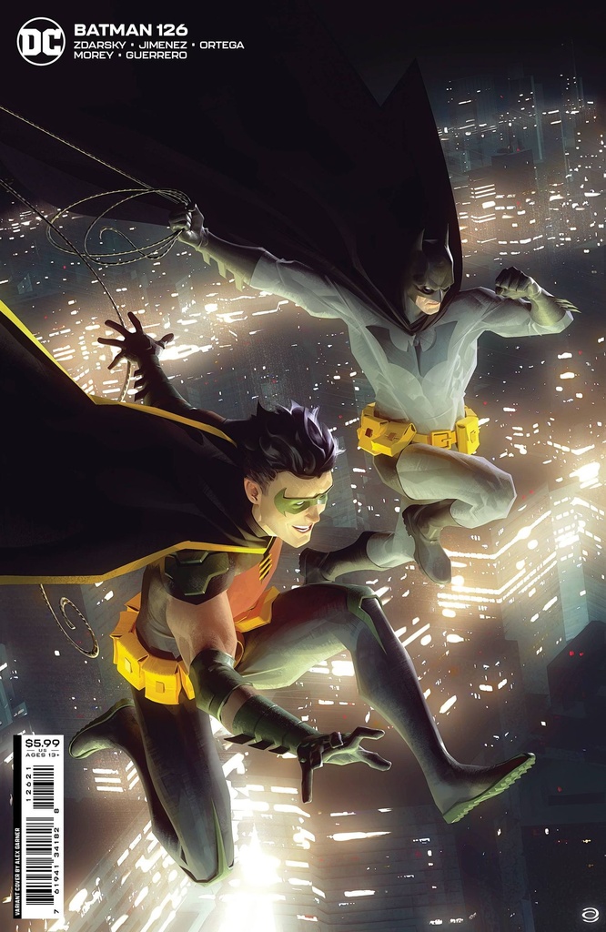 Batman #126 (Cover B Alex Garner Card Stock Variant)