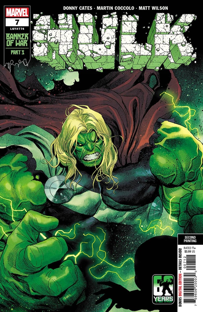 Hulk #7 (2nd Printing Martin Coccolo Variant)