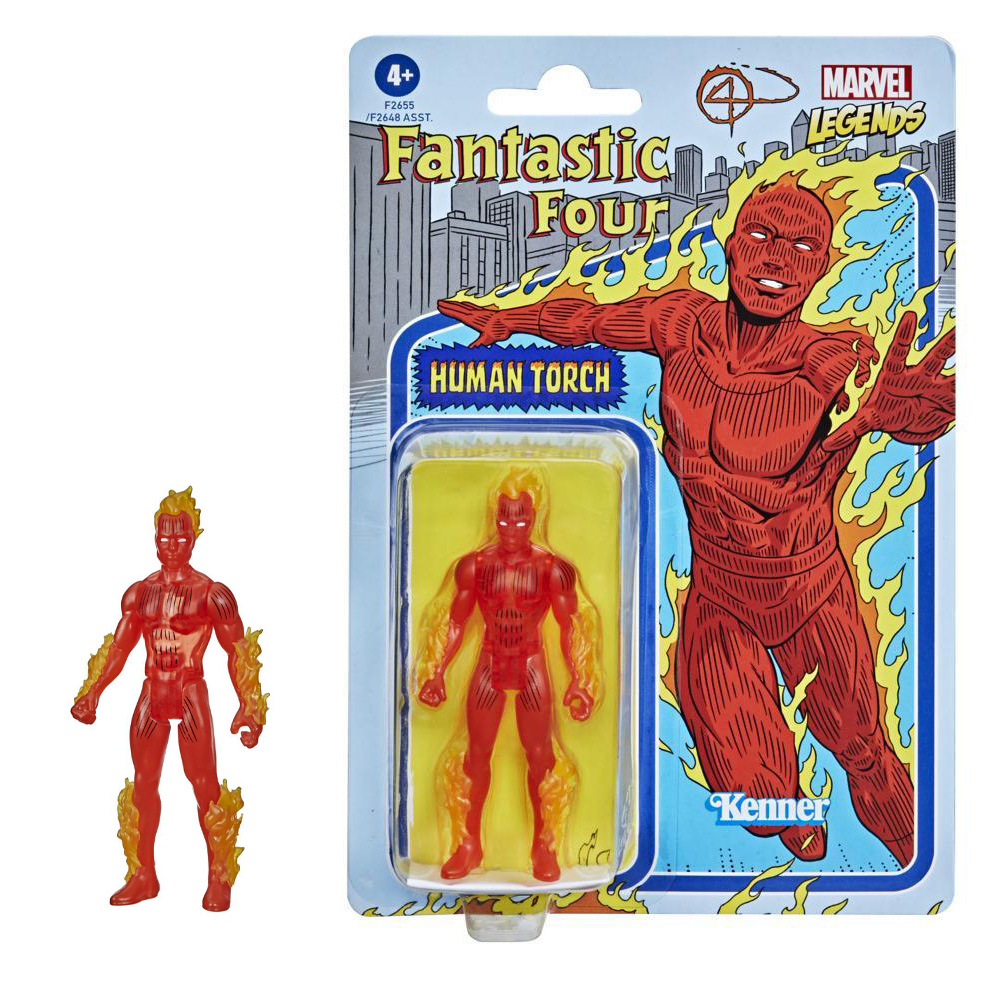 Marvel Legends - Retro 375 Human Torch Action Figure