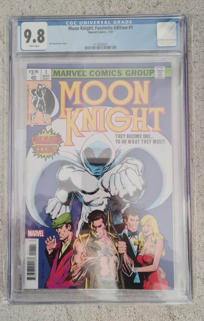 Moon Knight #1 (CGC 9.8 - Facsimile Edition)