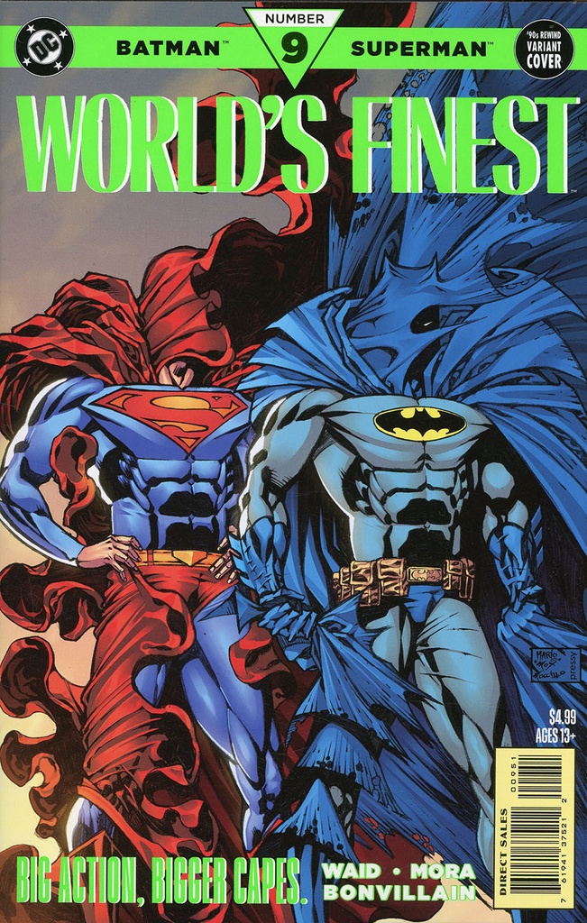 Batman/Superman: Worlds Finest #9 (Cover C Chip Zdarsky 90s Rewind Card Stock Variant)