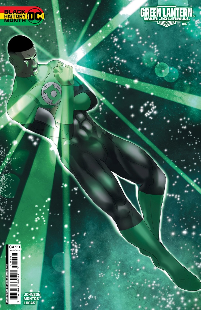 Green Lantern: War Journal #6 (Cover C Variant Nikolas Draper-Ivey Black History Month Cover)