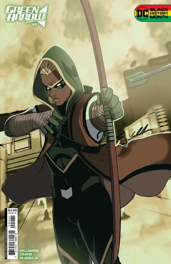 Green Arrow #9 of 12 (Cover C Nikolas Draper-Ivey Black History Month Variant)