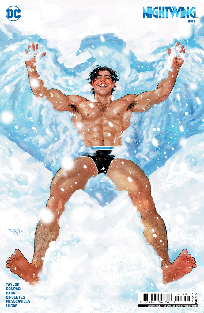 Nightwing #111 (Cover D Nick Robles Sweater Weather Card Stock Variant)