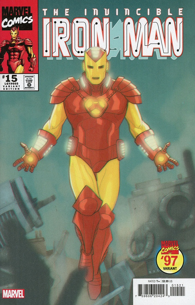 Invincible Iron Man #15 (Phil Noto Marvel '97 Variant)