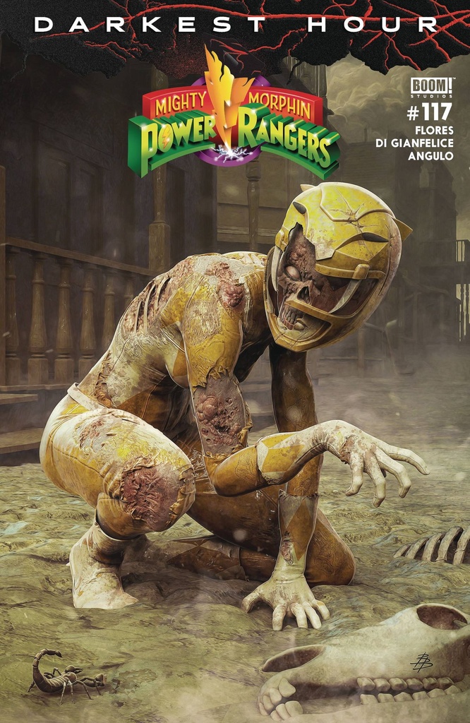 Mighty Morphin Power Rangers #117 (Cover B Bjorn Barends Dark Grid Variant)