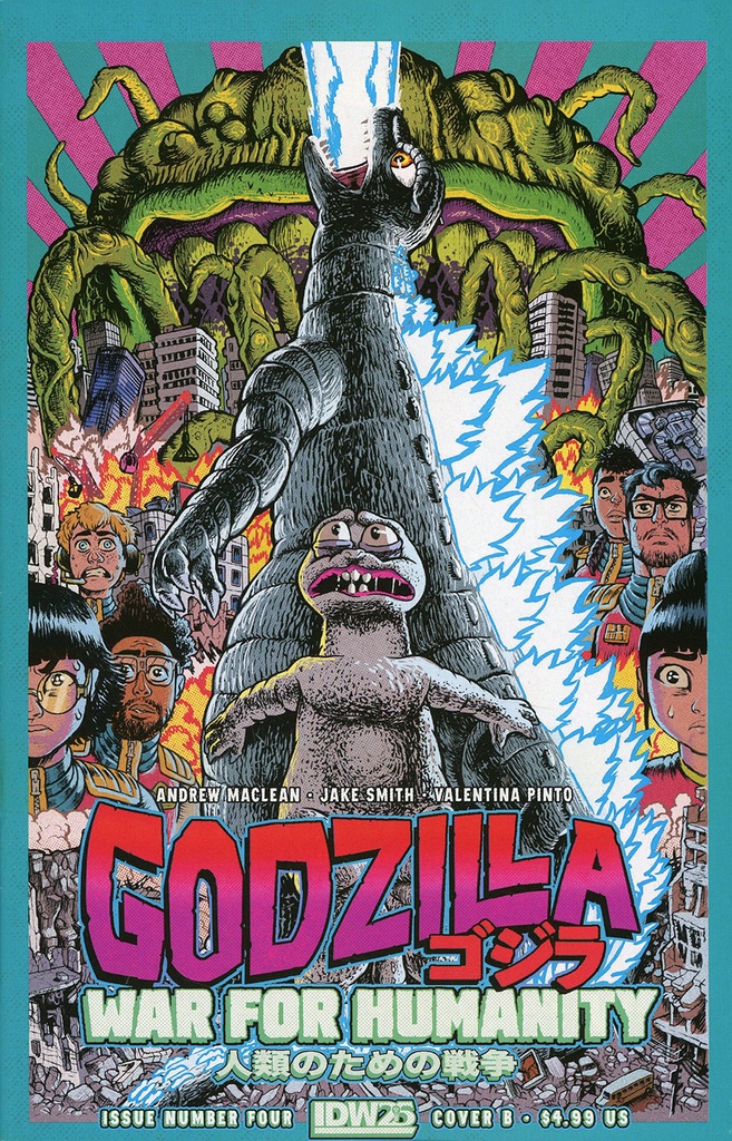 Godzilla: War for Humanity #4 (Cover B Jake Smith)