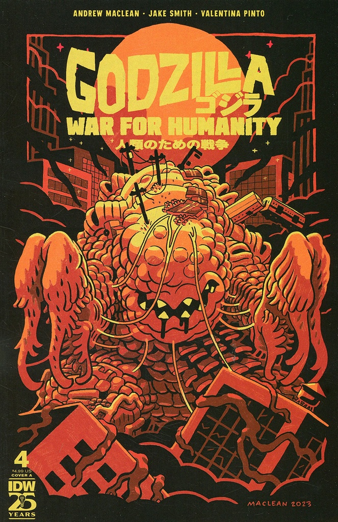Godzilla: War for Humanity #4 (Cover A Andrew MacLean)