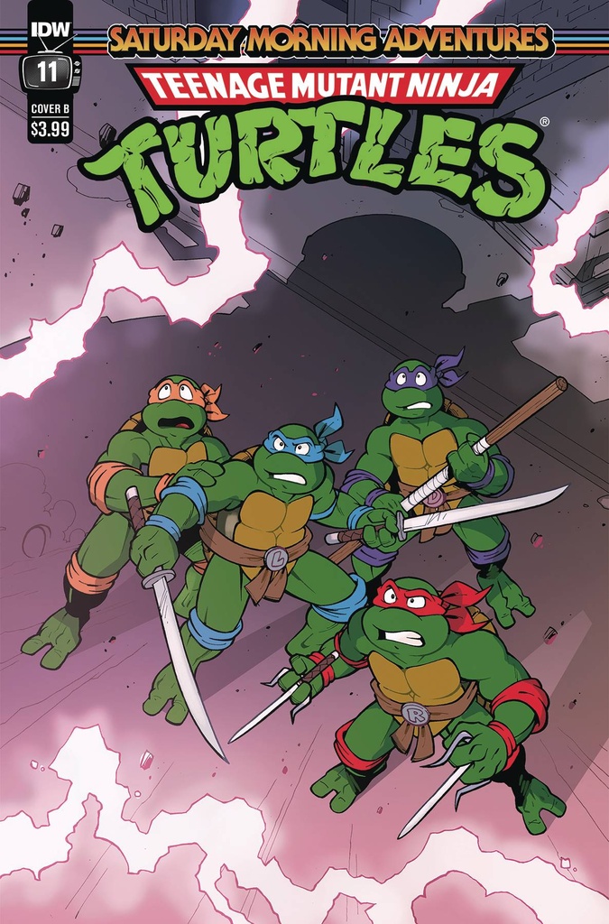 TMNT: Saturday Morning Adventures Cont. #11 (Cover B Jack Lawrence)