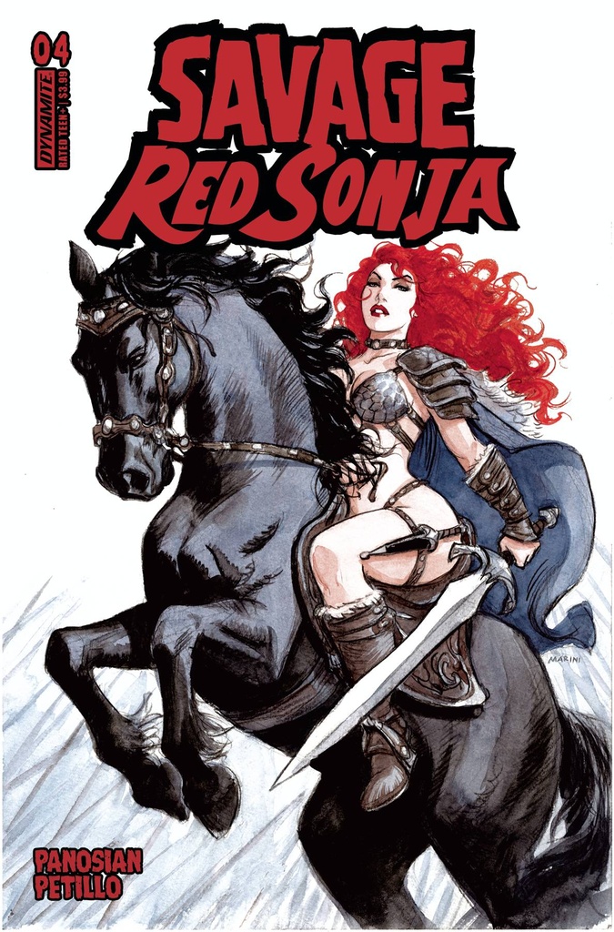 Savage Red Sonja #4 (Cover C Enrico Marini)