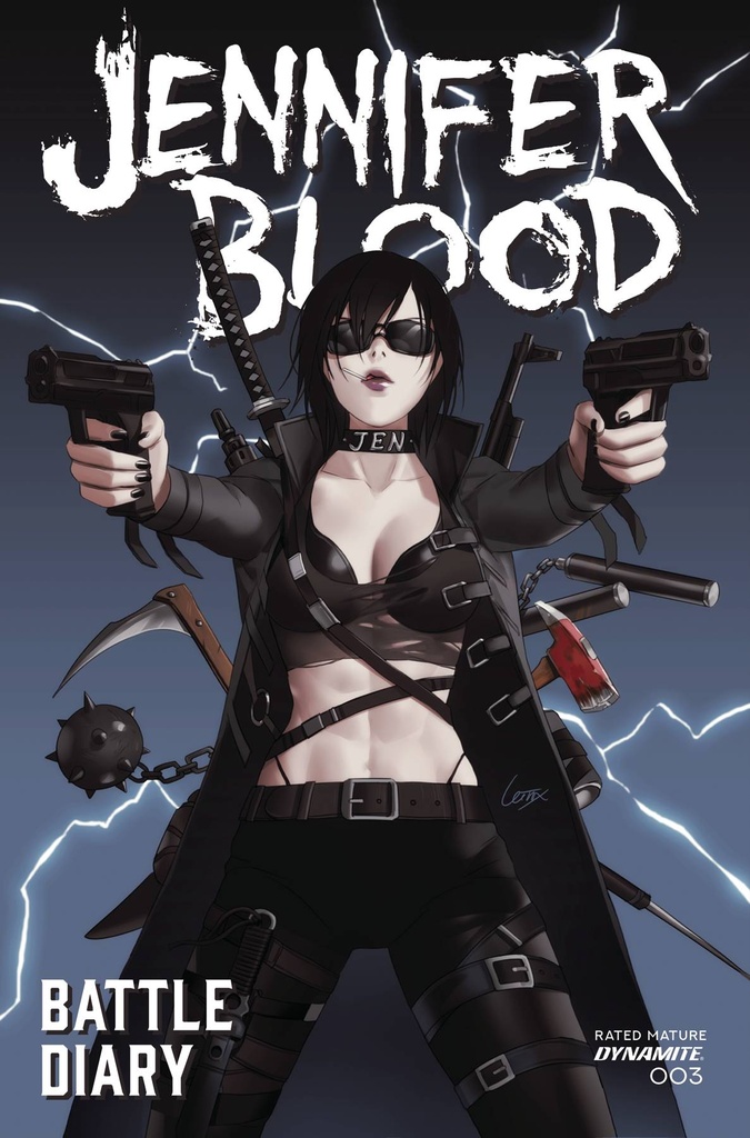 Jennifer Blood: Battle Diary #3 (Cover B Lesley Leirix Li)