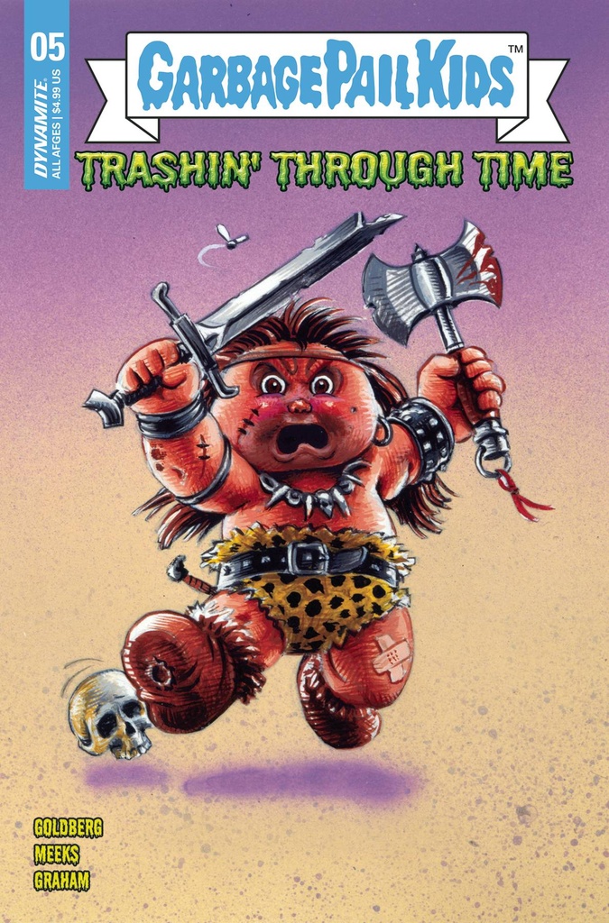 Garbage Pail Kids: Trashin' Through Time #5 (Cover D Classic Trading Card Variant)