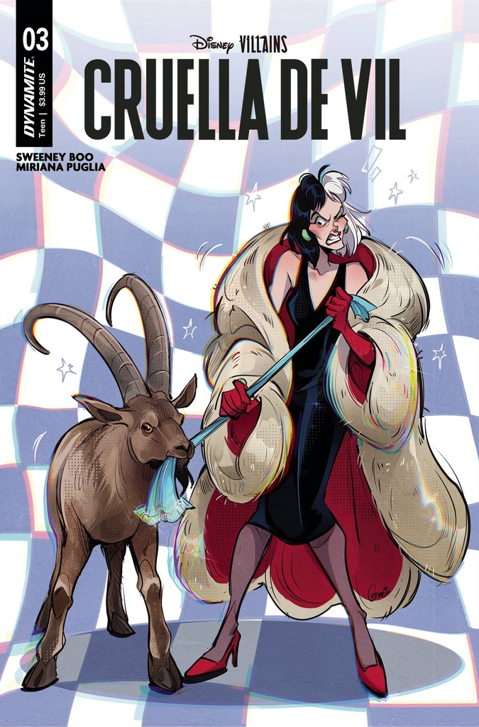 Disney Villains: Cruella de Vil #3 (Cover C Gretel Lusky)