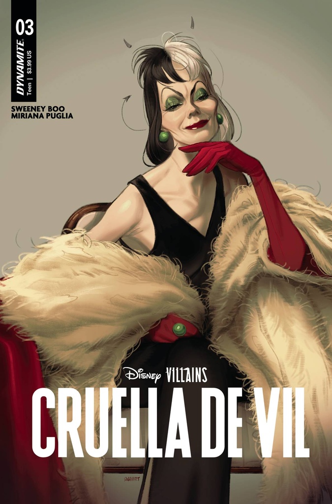 Disney Villains: Cruella de Vil #3 (Cover B Joshua Sway Swaby)