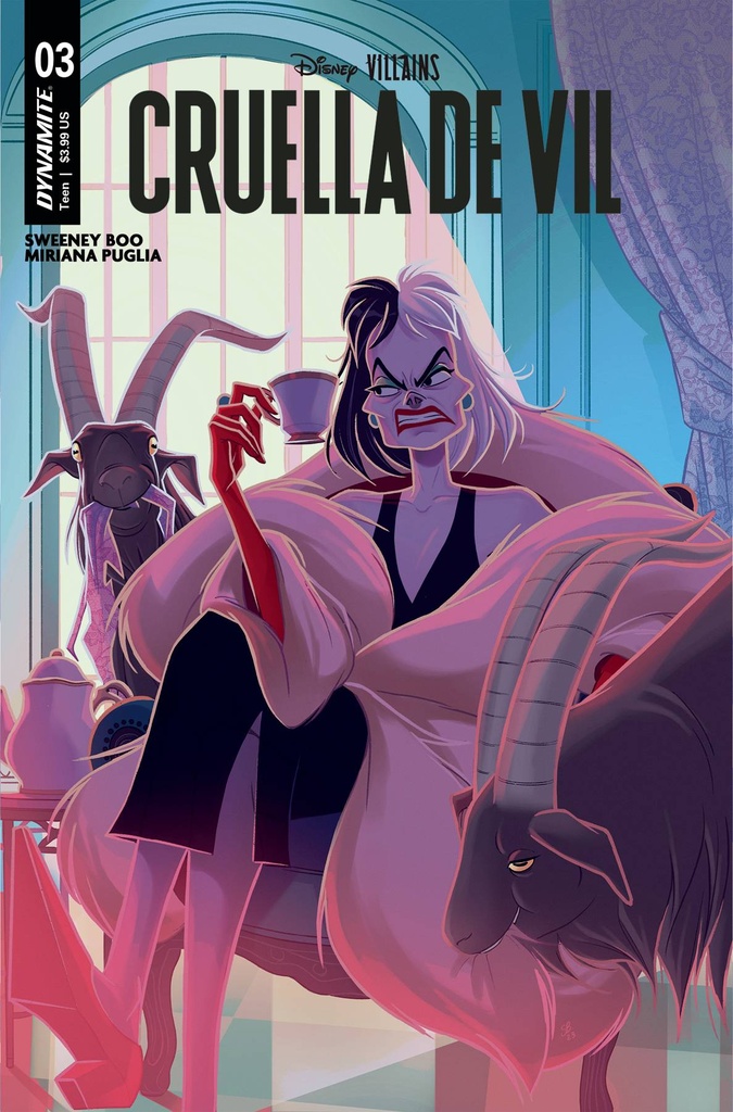 Disney Villains: Cruella de Vil #3 (Cover A Sweeney Boo)