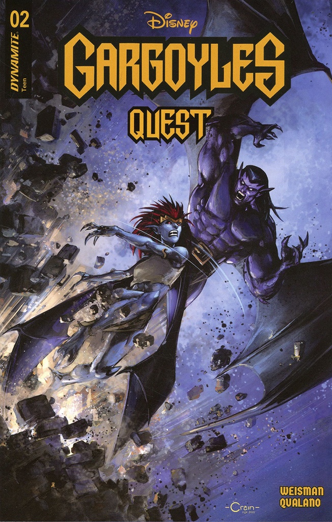 Gargoyles: Quest #2 (Cover A Clayton Crain)