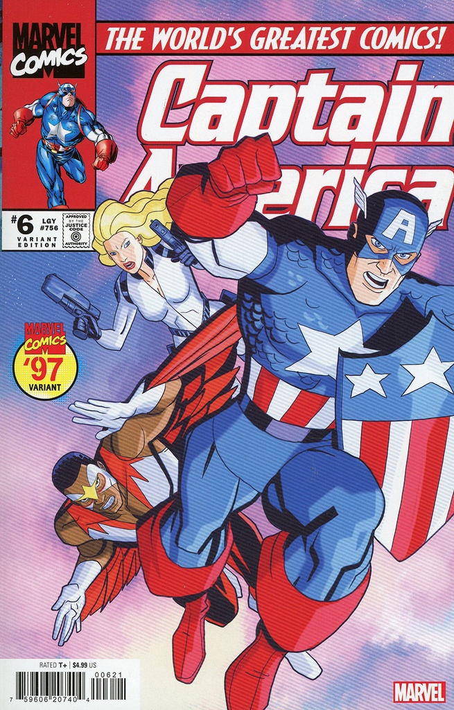 Captain America #6 (Pete Woods Marvel '97 Variant)