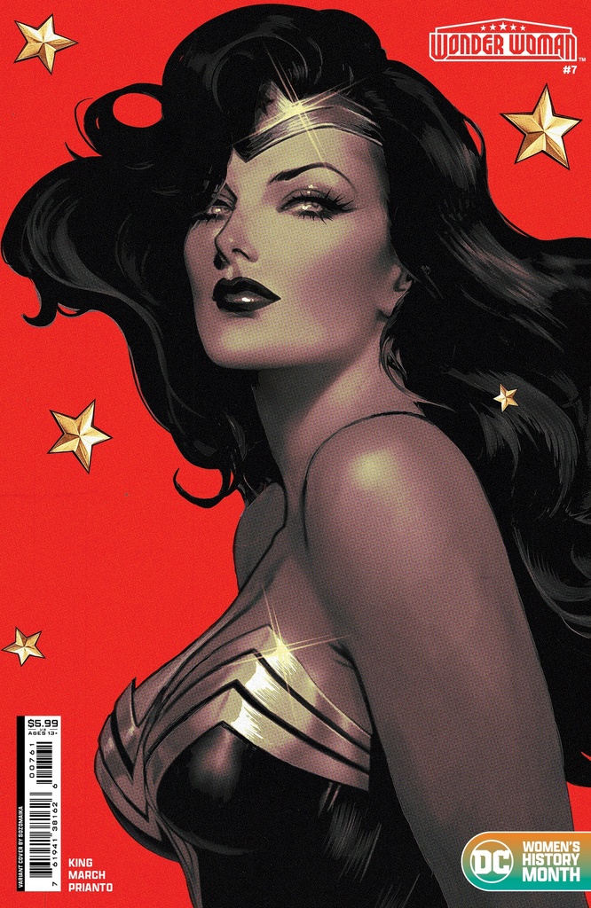 Wonder Woman #7 (Cover D Sozomaika Womens History Month Card Stock Variant)